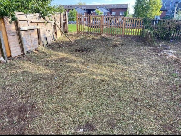 Garden cleared